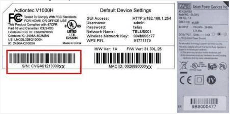 Telus Default Wifi Password